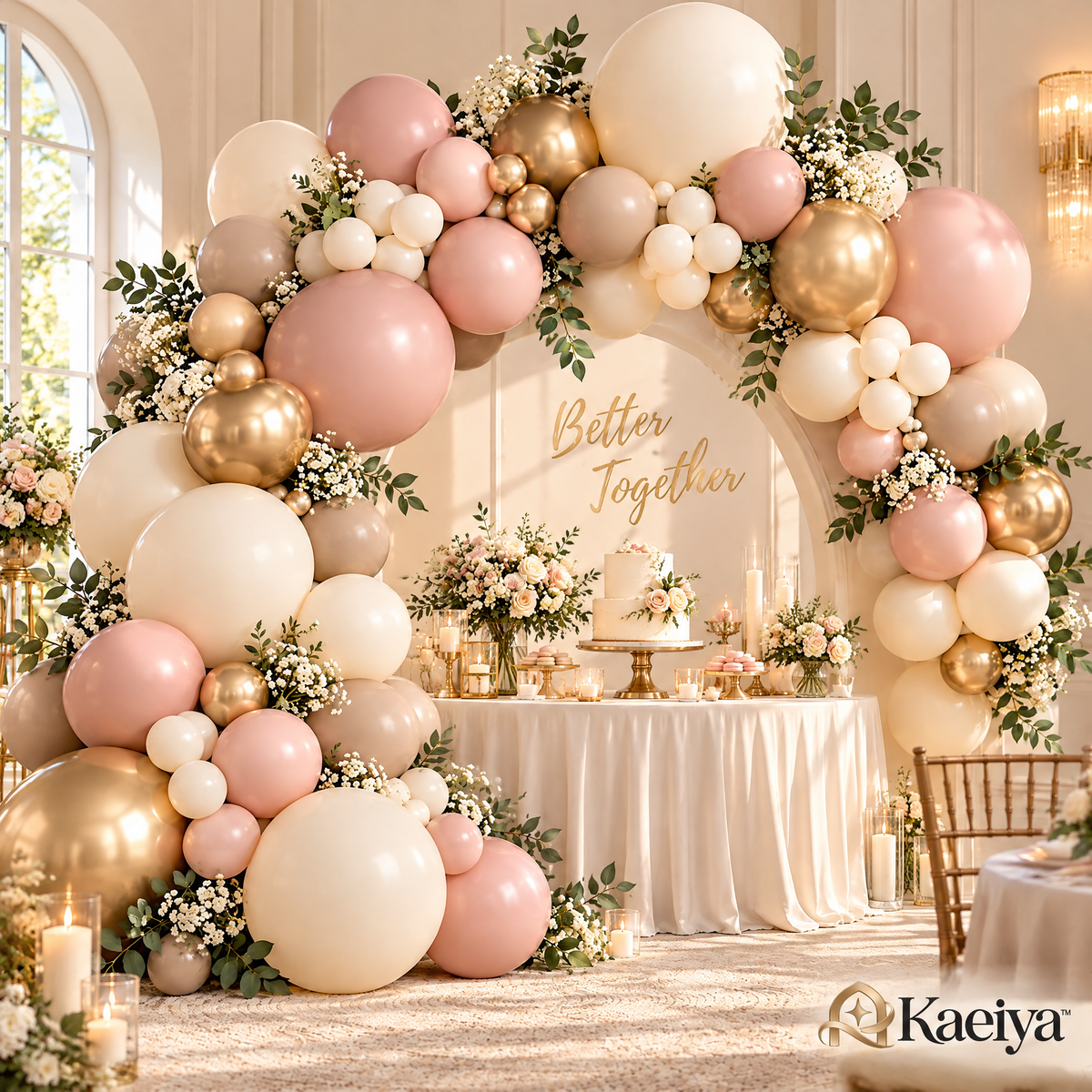Kaeiya™ Neutral Balloon Garland Kit — product view